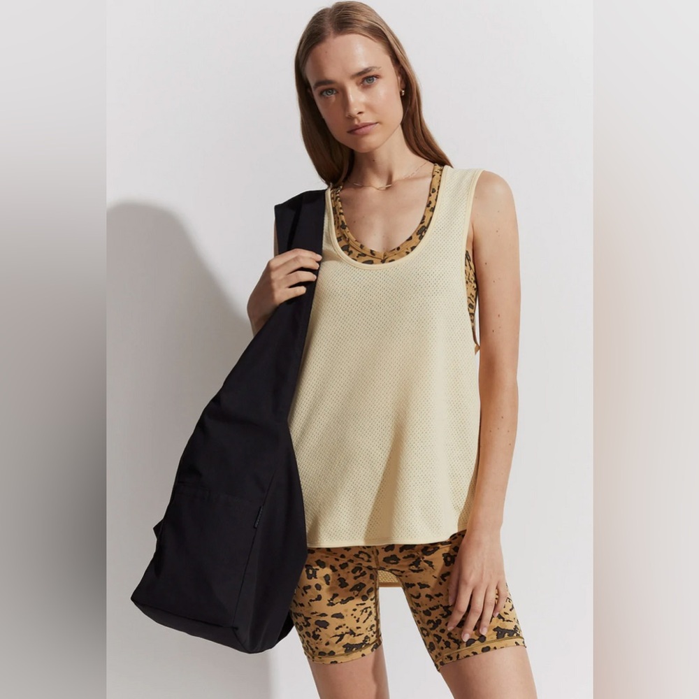 VARLEY Tops Women's Arlee Perforated Mesh Athletic Tank Top perfect for summer